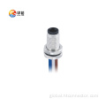 China Front lock with flange seat waterproof connector Supplier